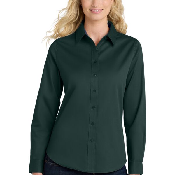 Ladies Long Sleeve Easy Care Shirt CLOSEOUT Thumbnail