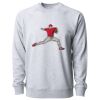 Icon Lightweight Loopback Terry Crewneck Sweatshirt Thumbnail