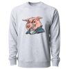 Icon Lightweight Loopback Terry Crewneck Sweatshirt Thumbnail