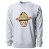 Icon Lightweight Loopback Terry Crewneck Sweatshirt Thumbnail