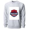Icon Lightweight Loopback Terry Crewneck Sweatshirt Thumbnail