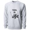 Icon Lightweight Loopback Terry Crewneck Sweatshirt Thumbnail