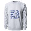 Icon Lightweight Loopback Terry Crewneck Sweatshirt Thumbnail